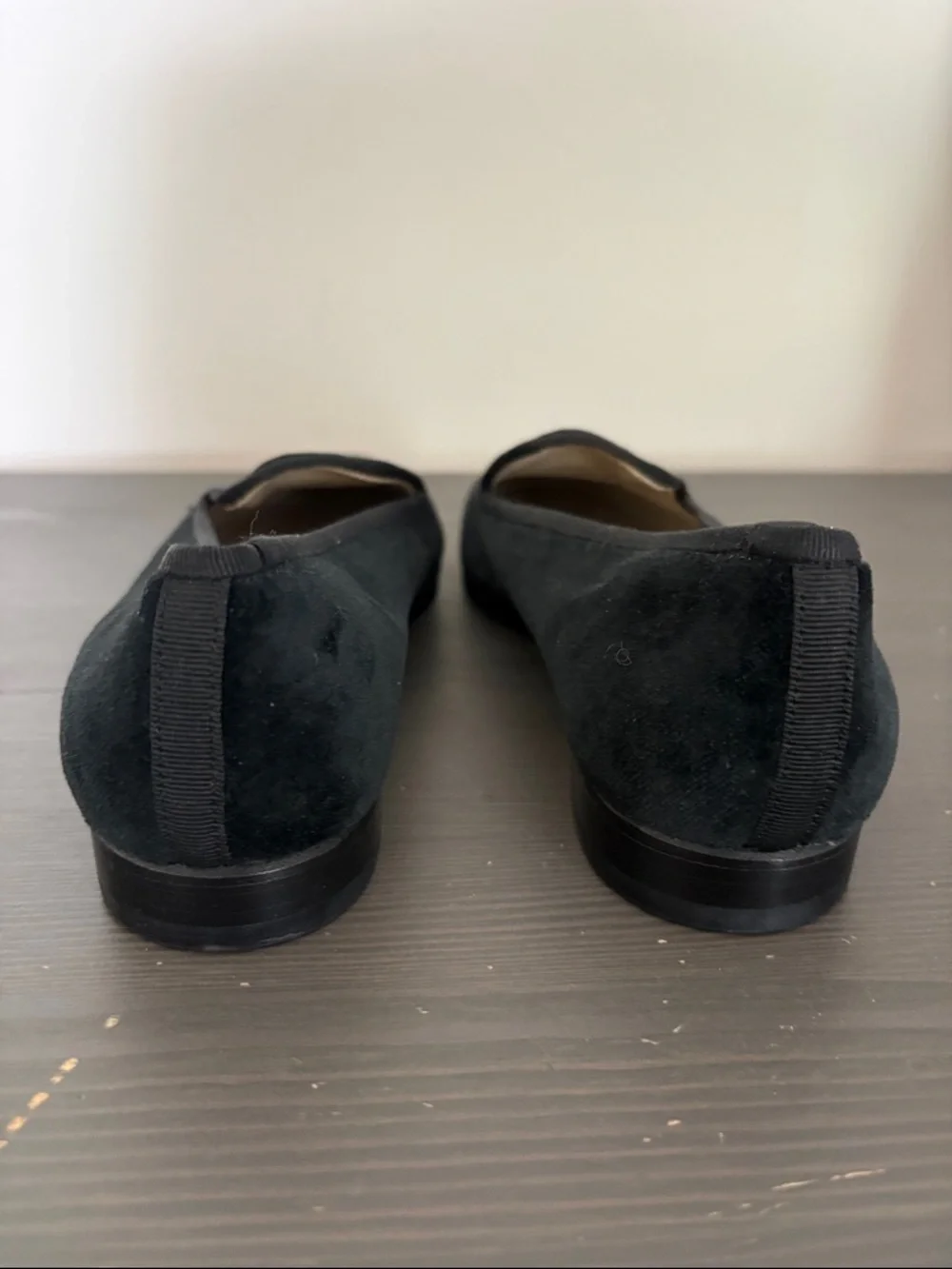 Stubbs & Wootton Black Velvet Loafers Embroidered‎ Masked Harlequin Flats Size 7